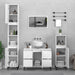 Set mobilier de baie, 3 piese, alb, lemn compozit - WALTI WALTI