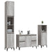 Set mobilier de baie, 3 piese, gri sonoma, lemn prelucrat - WALTI WALTI