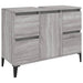 Set mobilier de baie, 3 piese, gri sonoma, lemn prelucrat - WALTI WALTI