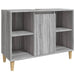 Set mobilier de baie, 3 piese, gri sonoma, lemn prelucrat - WALTI WALTI