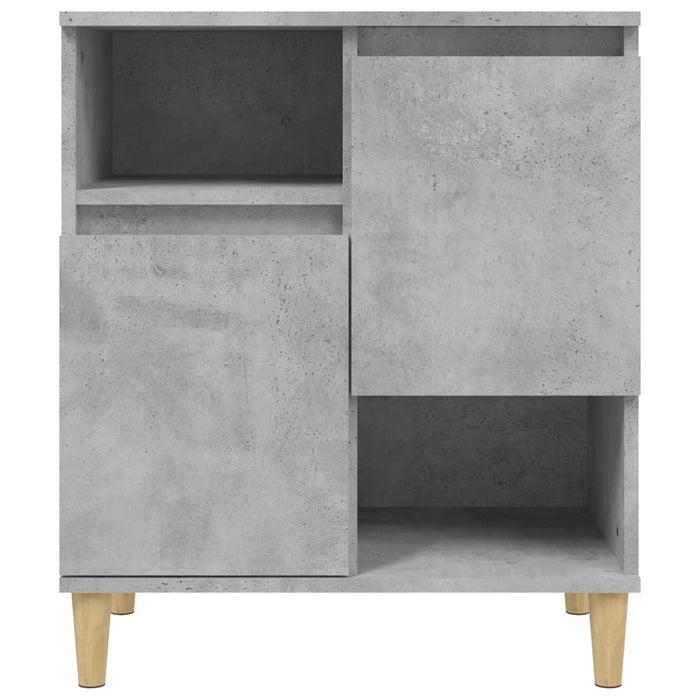 Dulapuri, 3 buc, gri beton, 60x35x70 cm, lemn prelucrat - WALTI WALTI