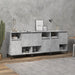 Dulapuri, 3 buc, gri beton, 60x35x70 cm, lemn prelucrat - WALTI WALTI