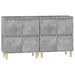 Dulapuri, 2 buc, gri beton, 60x35x70 cm, lemn prelucrat - WALTI WALTI