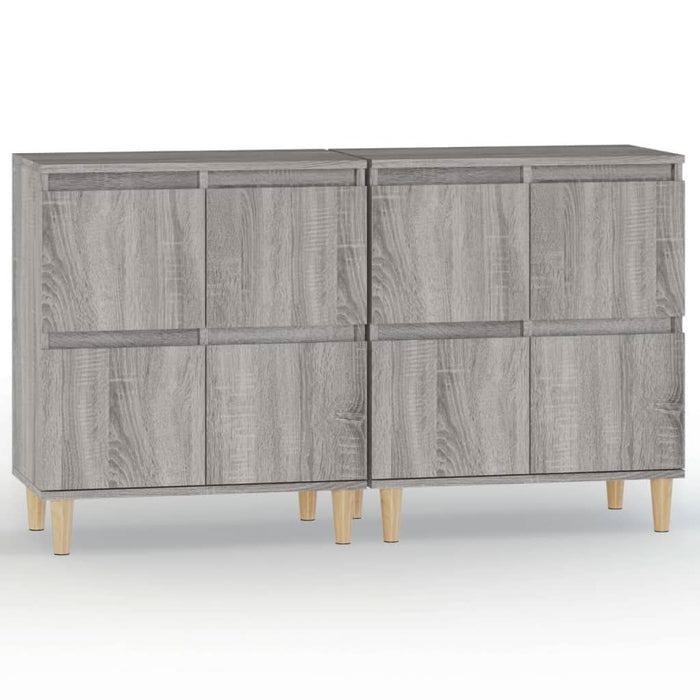 Dulapuri, 2 buc, sonoma gri, 60x35x70 cm, lemn prelucrat - WALTI WALTI