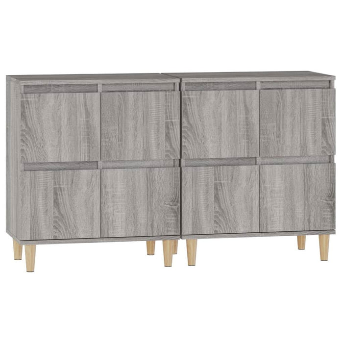 Dulapuri, 2 buc, sonoma gri, 60x35x70 cm, lemn prelucrat - WALTI WALTI