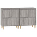 Dulapuri, 2 buc, sonoma gri, 60x35x70 cm, lemn prelucrat - WALTI WALTI