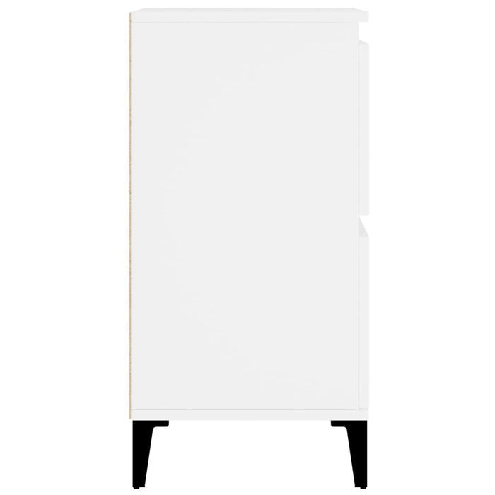 Dulapuri, 2 buc, alb, 60x35x70 cm, lemn prelucrat - WALTI WALTI