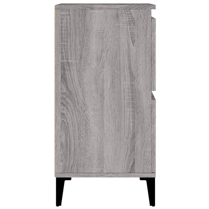 Dulapuri, 2 buc, sonoma gri, 60x35x70 cm, lemn prelucrat - WALTI WALTI