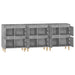 Dulapuri, 3 buc, gri beton, 60x35x70 cm, lemn prelucrat - WALTI WALTI