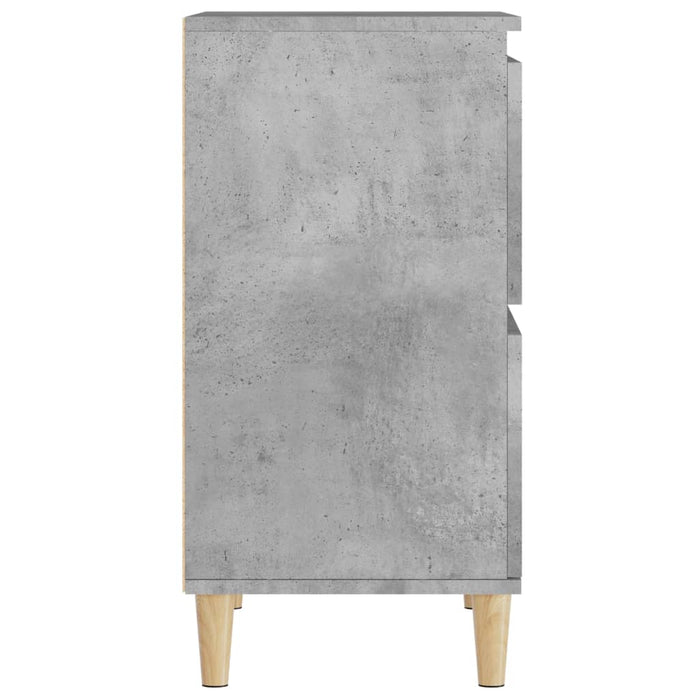 Dulapuri, 3 buc, gri beton, 60x35x70 cm, lemn prelucrat - WALTI WALTI