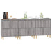 Dulapuri, 3 buc, sonoma gri, 60x35x70 cm, lemn prelucrat - WALTI WALTI