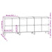 Dulapuri, 3 buc, alb, 60x35x70 cm, lemn prelucrat - WALTI WALTI