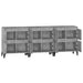 Dulapuri, 3 buc, gri beton, 60x35x70 cm, lemn prelucrat - WALTI WALTI