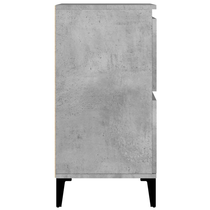 Dulapuri, 3 buc, gri beton, 60x35x70 cm, lemn prelucrat - WALTI WALTI