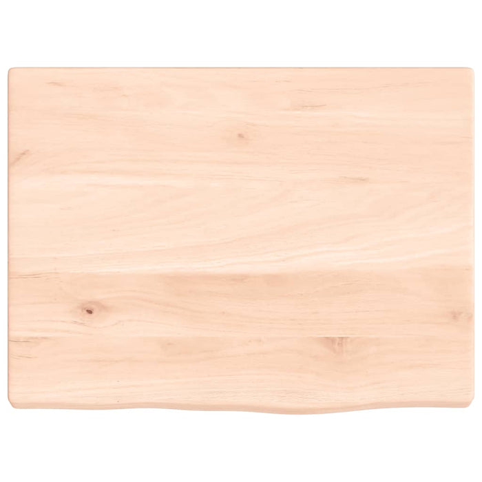 Blat de baie, 40x30x2 cm, lemn masiv netratat WALTI