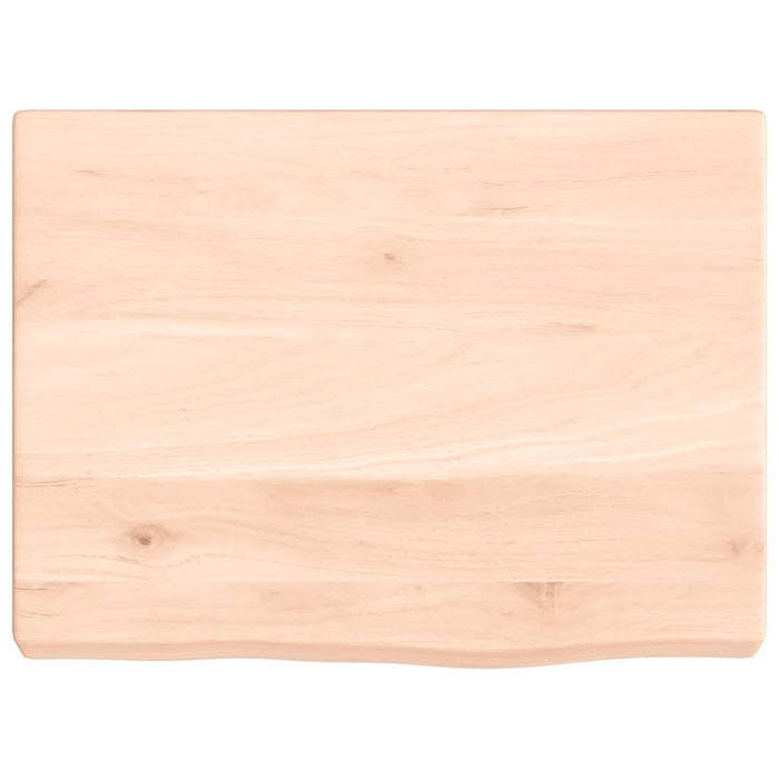 Blat de baie, 40x30x(2-4) cm, lemn masiv netratat WALTI