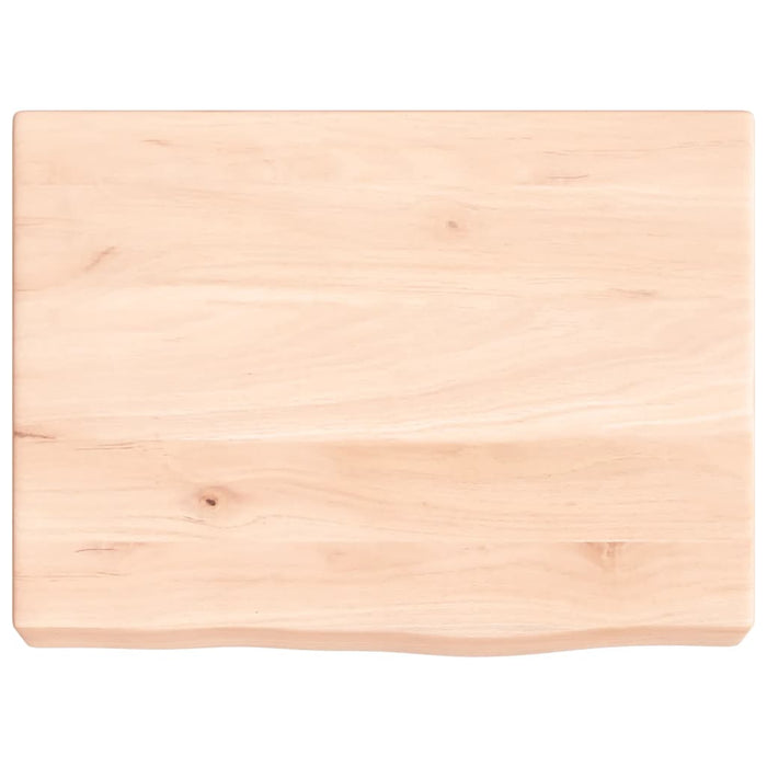Blat de baie, 40x30x(2-6) cm, lemn masiv netratat WALTI