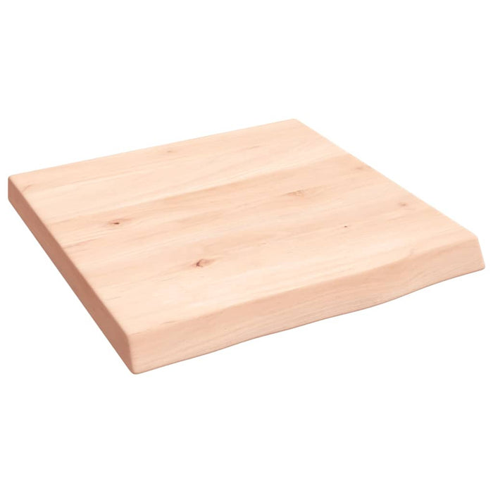 Blat de baie, 40x40x(2-4) cm, lemn masiv netratat WALTI