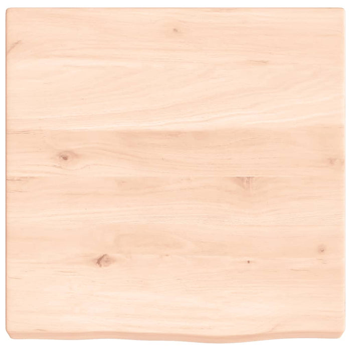 Blat de baie, 40x40x(2-4) cm, lemn masiv netratat WALTI