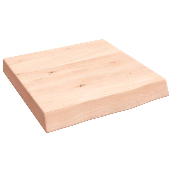 Blat de baie, 40x40x(2-6) cm, lemn masiv netratat WALTI