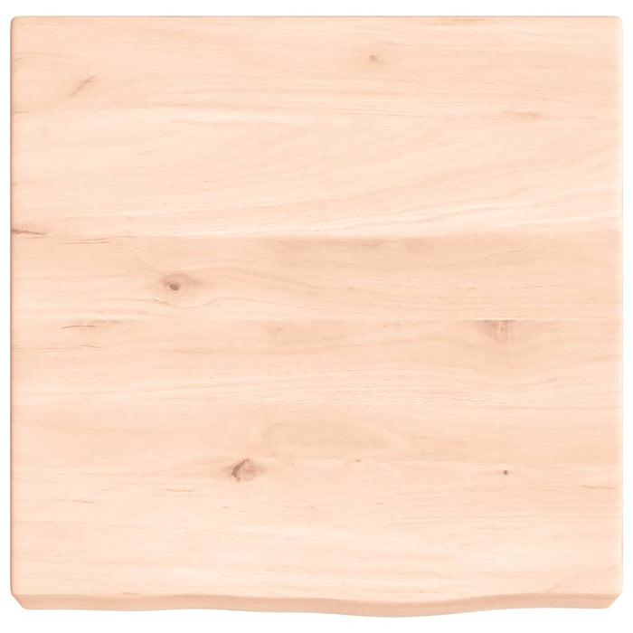 Blat de baie, 40x40x(2-6) cm, lemn masiv netratat WALTI
