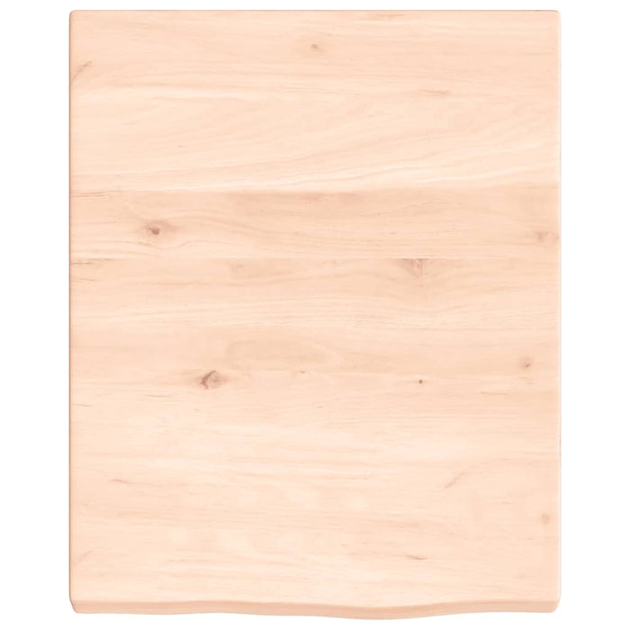 Blat de baie, 40x50x(2-4) cm, lemn masiv netratat WALTI
