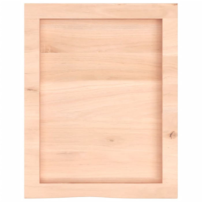 Blat de baie, 40x50x(2-4) cm, lemn masiv netratat WALTI