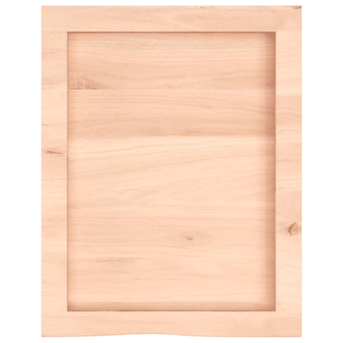 Blat de baie, 40x50x(2-6) cm, lemn masiv netratat - WALTI WALTI