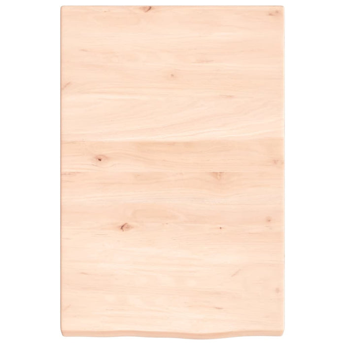 Blat de baie, 40x60x(2-4) cm, lemn masiv netratat - WALTI WALTI