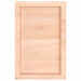 Blat de baie, 40x60x(2-4) cm, lemn masiv netratat - WALTI WALTI