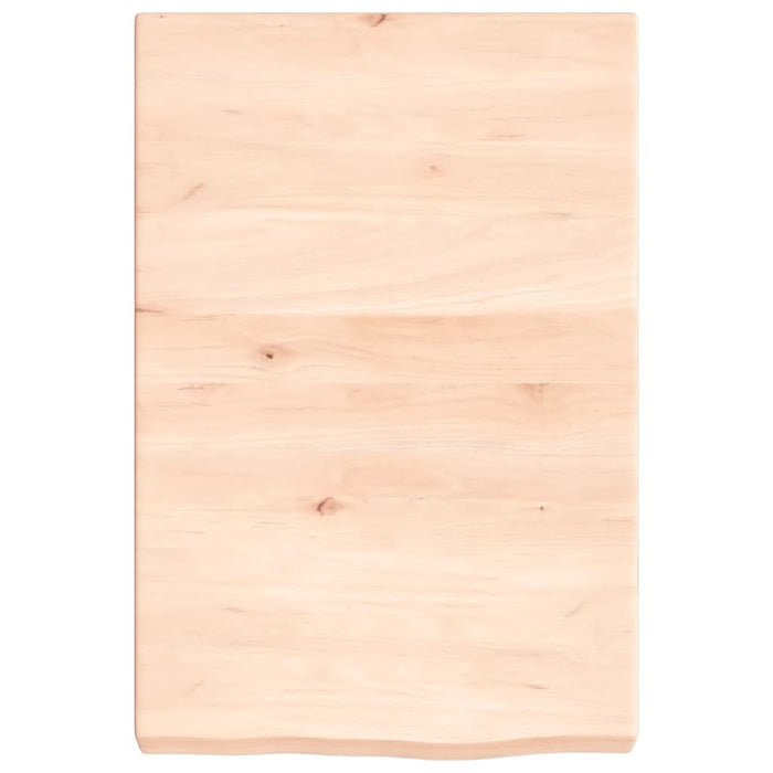 Blat de baie, 40x60x(2-6) cm, lemn masiv netratat WALTI