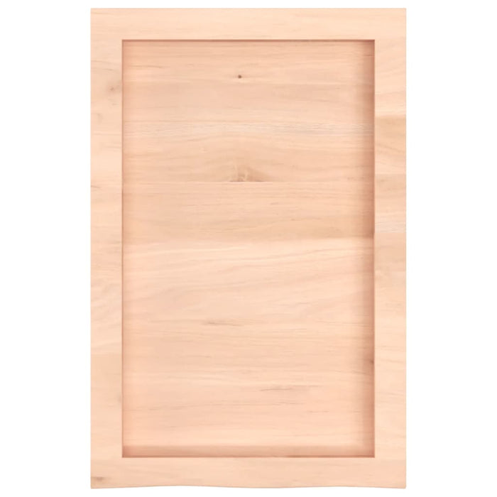 Blat de baie, 40x60x(2-6) cm, lemn masiv netratat WALTI