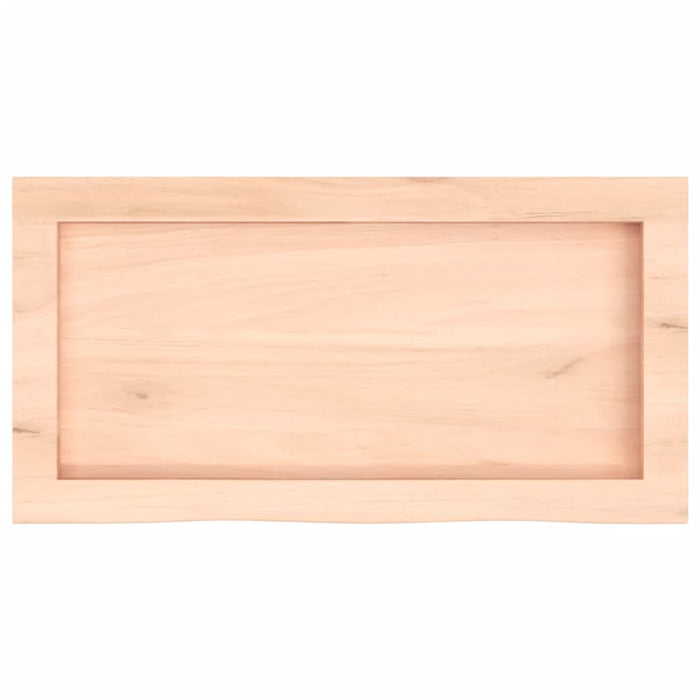 Blat de baie, 60x30x(2-4) cm, lemn masiv netratat WALTI