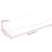Blat de baie, 60x30x(2-6) cm, lemn masiv netratat - WALTI WALTI