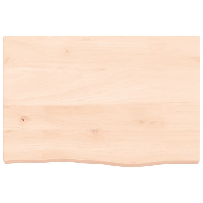 Blat de baie, 60x40x(2-4) cm, lemn masiv netratat WALTI