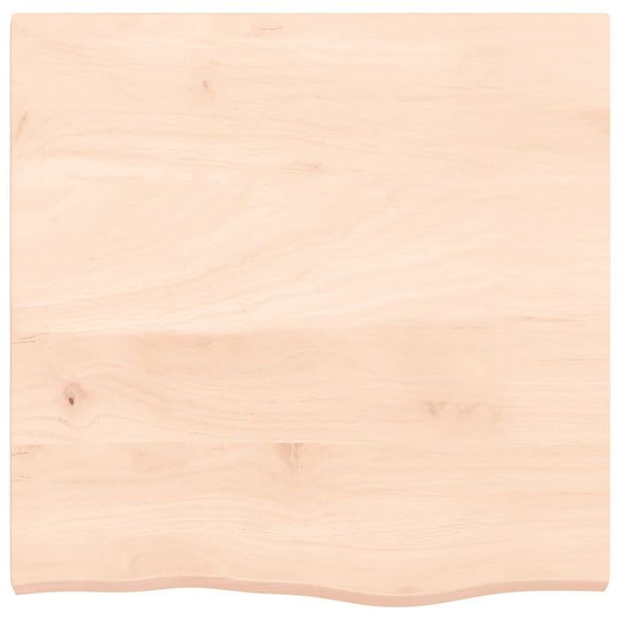 Blat de baie, 60x60x(2-4) cm, lemn masiv netratat WALTI