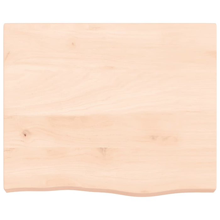 Blat de baie, 60x60x(2-6) cm, lemn masiv netratat WALTI