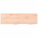 Blat de baie, 100x30x2 cm, lemn masiv netratat - WALTI WALTI