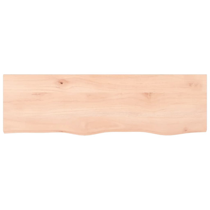 Blat de baie, 100x30x(2-6) cm, lemn masiv netratat WALTI