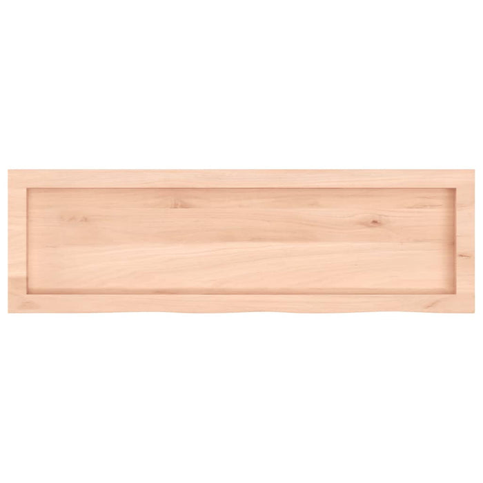 Blat de baie, 100x30x(2-6) cm, lemn masiv netratat WALTI