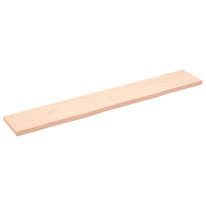 Blat de baie, 180x30x(2-4) cm, lemn masiv netratat WALTI