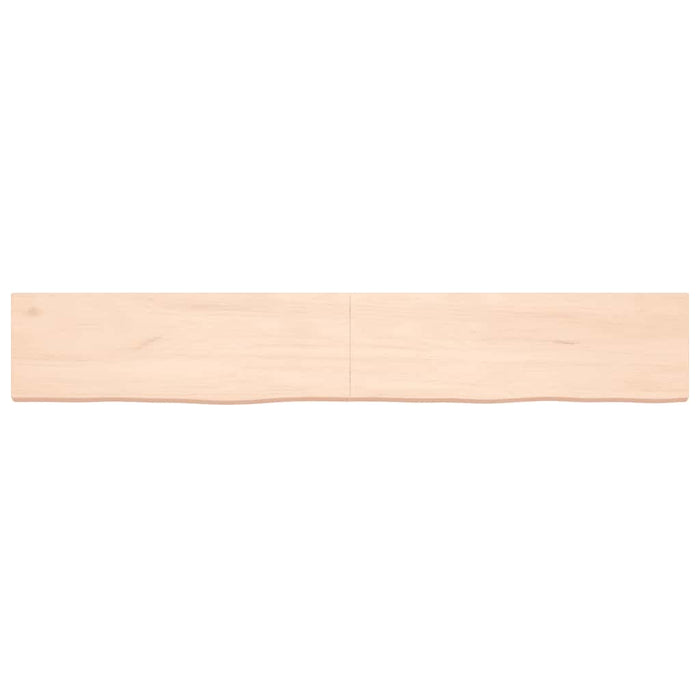 Blat de baie, 180x30x(2-4) cm, lemn masiv netratat WALTI