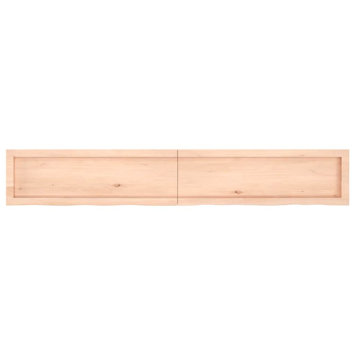 Blat de baie, 180x30x(2-4) cm, lemn masiv netratat WALTI