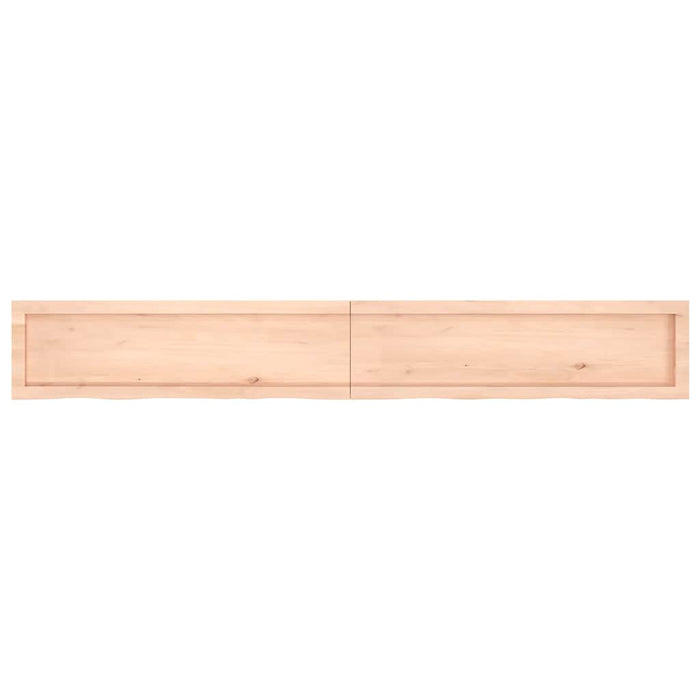 Blat de baie, 200x30x(2-4) cm, lemn masiv netratat WALTI