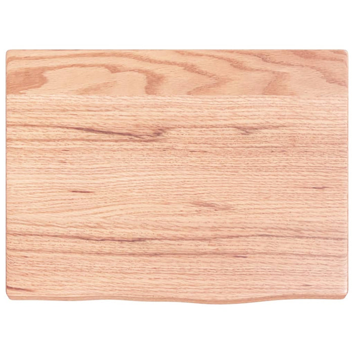Blat de baie, maro deschis, 40x30x2 cm, lemn masiv tratat - WALTI WALTI