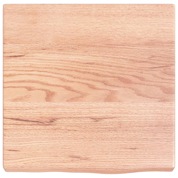 Blat de baie, maro deschis, 40x40x(2-4) cm, lemn masiv tratat - WALTI WALTI