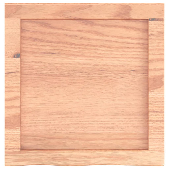 Blat de baie, maro deschis, 40x40x(2-4) cm, lemn masiv tratat - WALTI WALTI