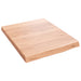 Blat de baie, maro deschis, 40x50x(2-4) cm, lemn masiv tratat - WALTI WALTI