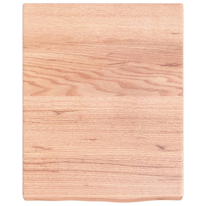 Blat de baie, maro deschis, 40x50x(2-4) cm, lemn masiv tratat - WALTI WALTI