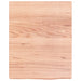 Blat de baie, maro deschis, 40x50x(2-4) cm, lemn masiv tratat - WALTI WALTI